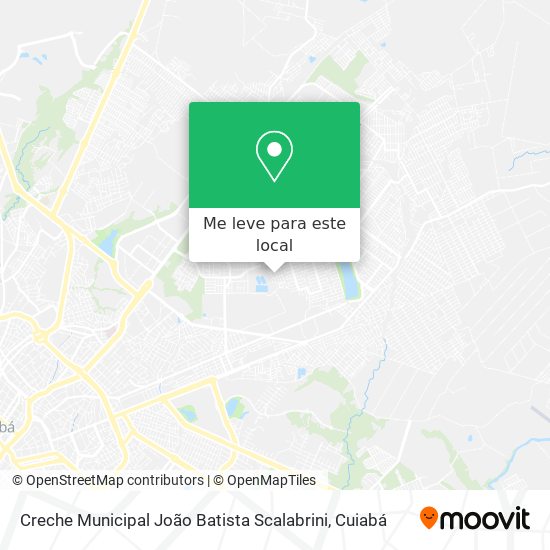 Creche Municipal João Batista Scalabrini mapa