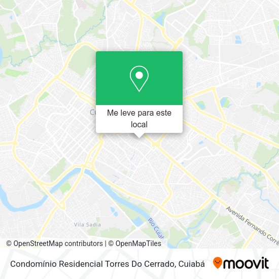 Condomínio Residencial Torres Do Cerrado mapa