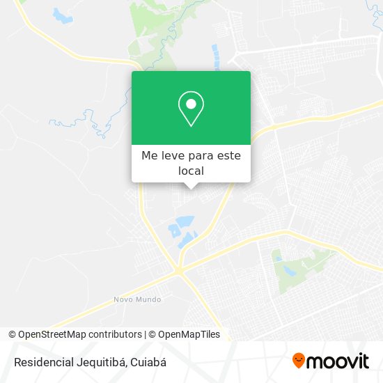 Residencial Jequitibá mapa