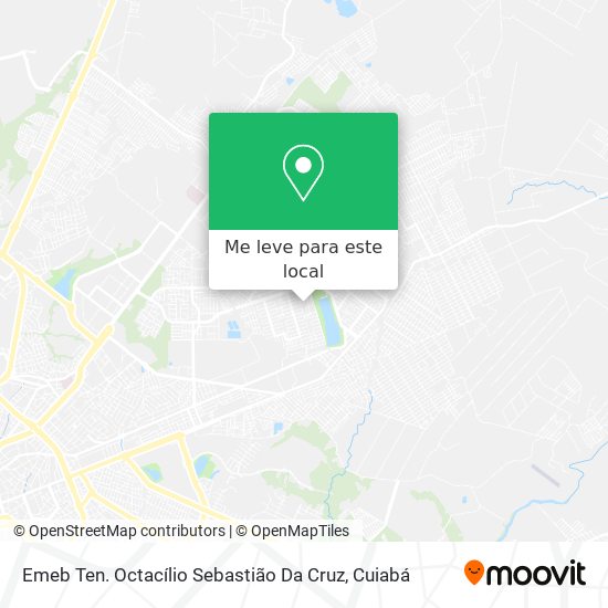 Emeb Ten. Octacílio Sebastião Da Cruz mapa