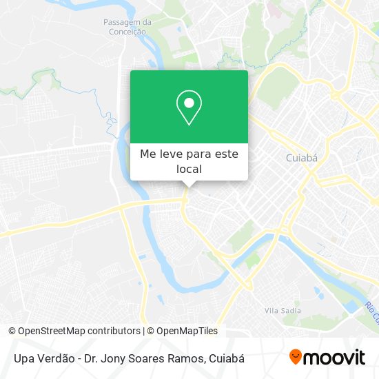 Upa Verdão - Dr. Jony Soares Ramos mapa