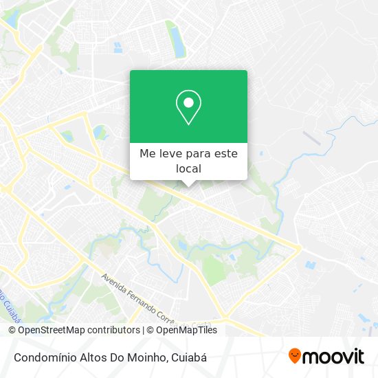 Condomínio Altos Do Moinho mapa