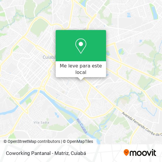 Coworking Pantanal - Matriz mapa