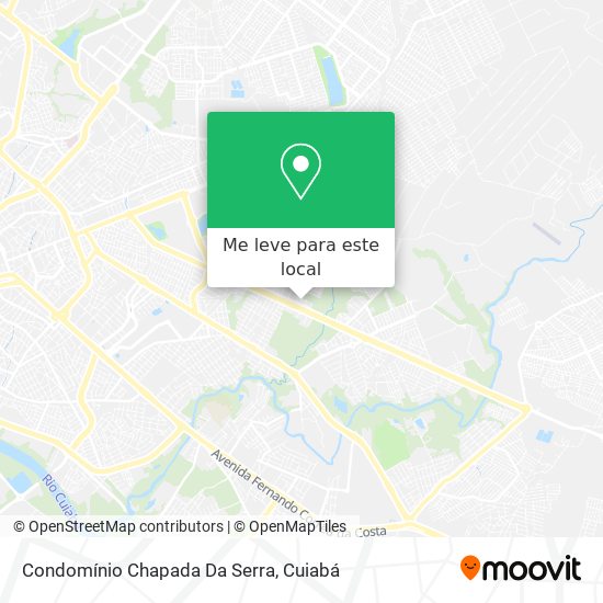 Condomínio Chapada Da Serra mapa