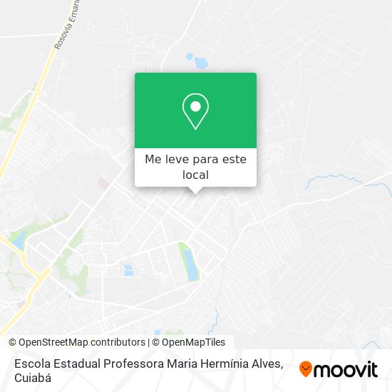 Escola Estadual Professora Maria Hermínia Alves mapa