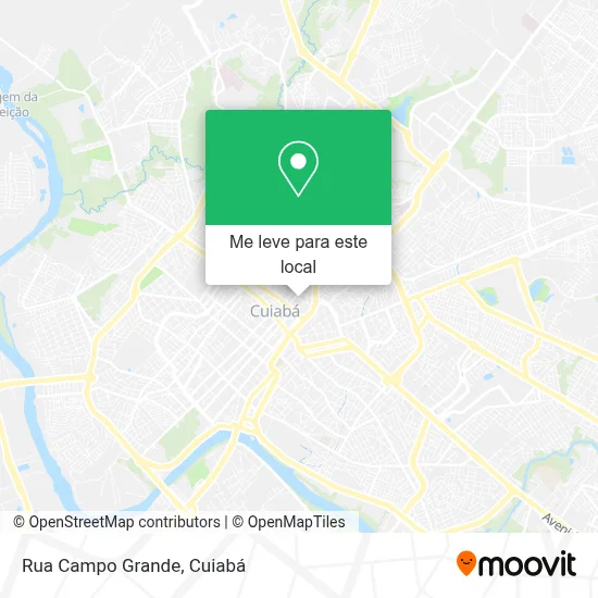 Rua Campo Grande mapa