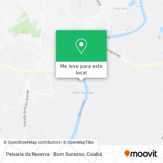 Peixaria da Reserva - Bom Sucesso mapa