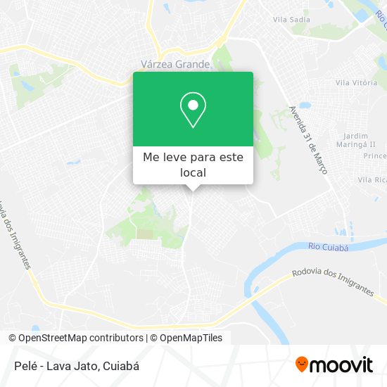 Pelé - Lava Jato mapa