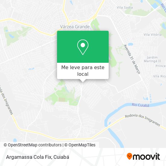 Argamassa Cola Fix mapa