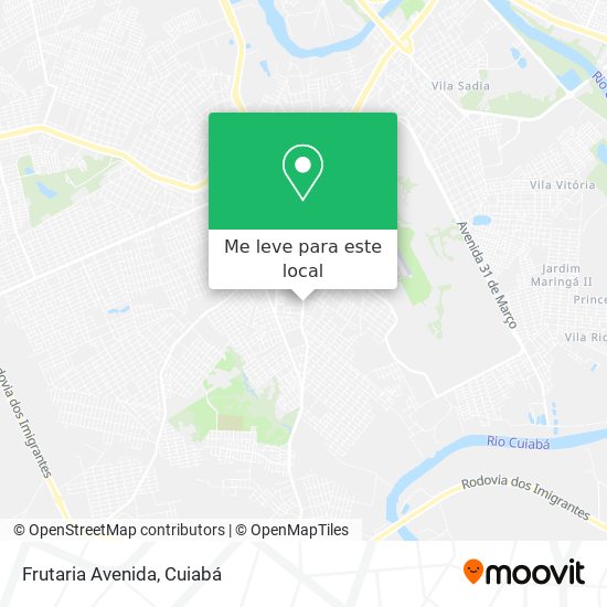 Frutaria Avenida mapa