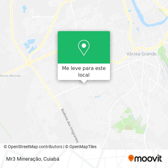 Mr3 Mineração mapa