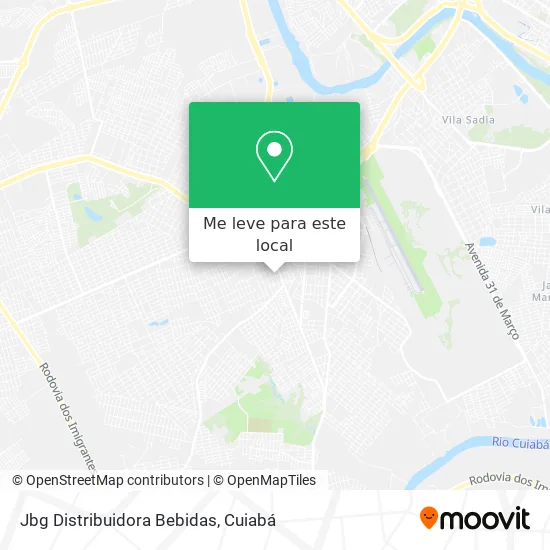 Jbg Distribuidora Bebidas mapa