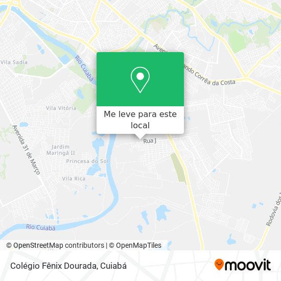 Colégio Fênix Dourada mapa