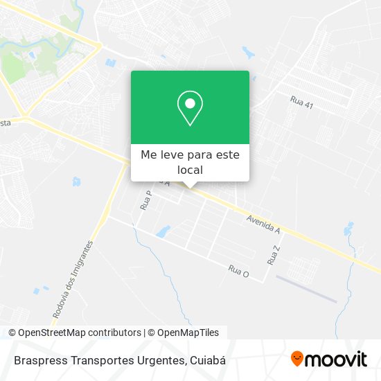 Braspress Transportes Urgentes mapa