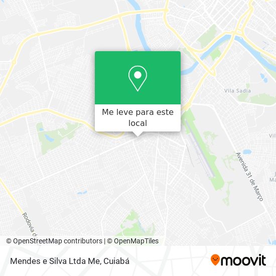 Mendes e Silva Ltda Me mapa