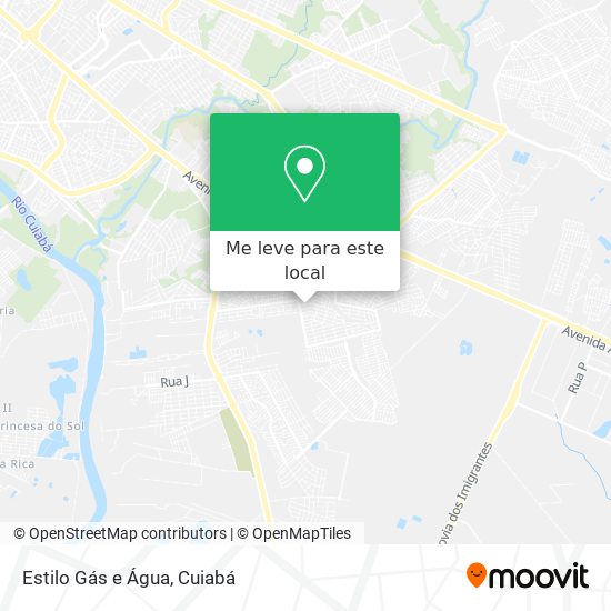 Estilo Gás e Água mapa