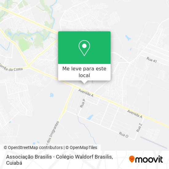 Associação Brasilis - Colégio Waldorf Brasilis mapa