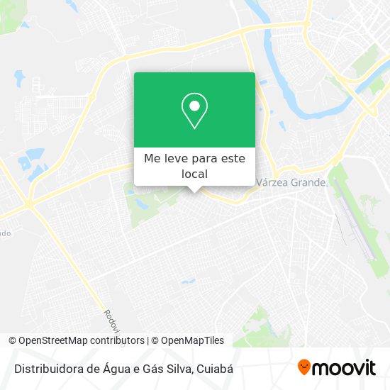 Distribuidora de Água e Gás Silva mapa