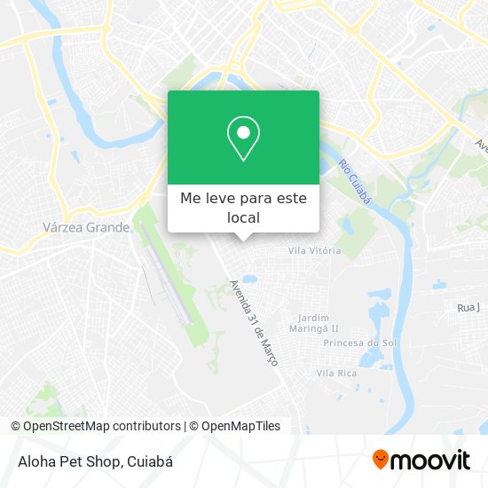 Aloha Pet Shop mapa