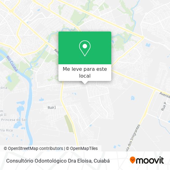 Consultório Odontológico Dra Eloísa mapa