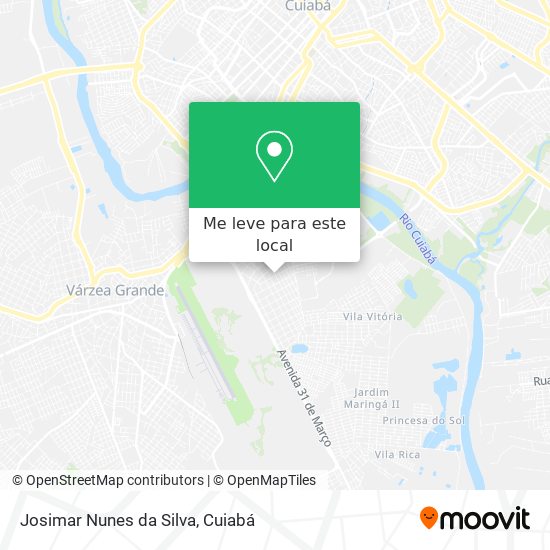 Josimar Nunes da Silva mapa