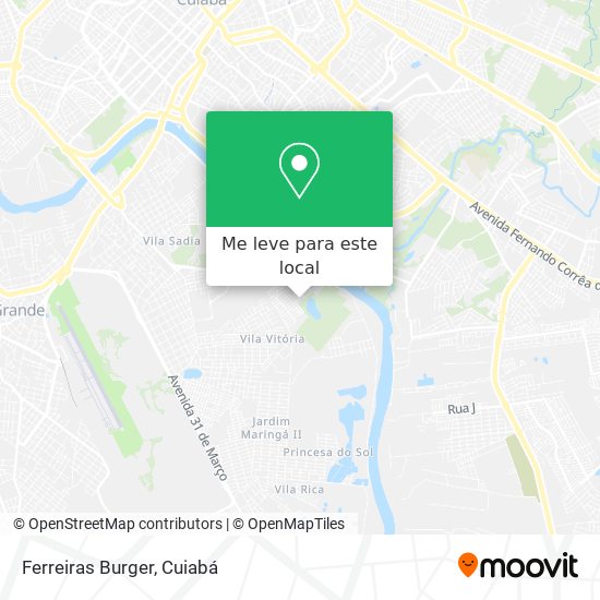 Ferreiras Burger mapa