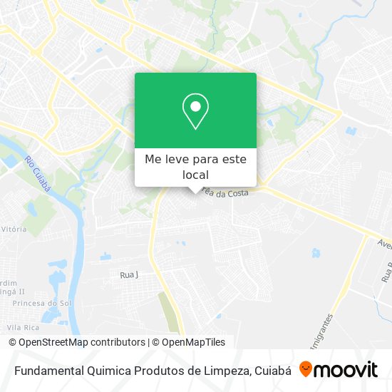 Fundamental Quimica Produtos de Limpeza mapa