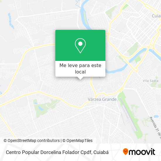 Centro Popular Dorcelina Folador Cpdf mapa