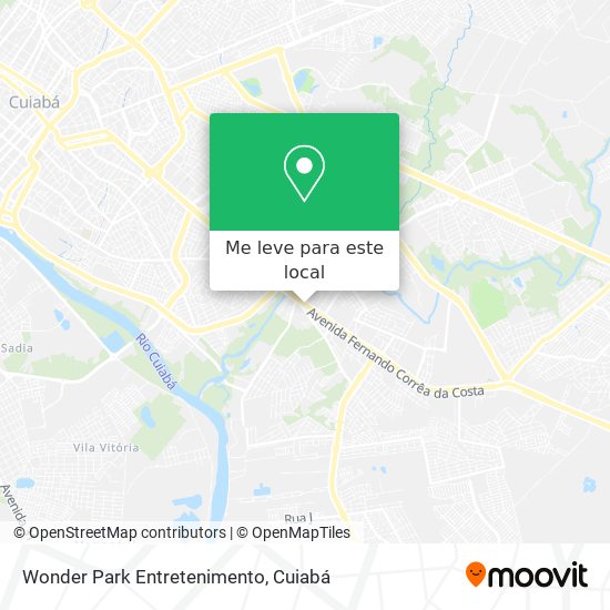 Wonder Park Entretenimento mapa