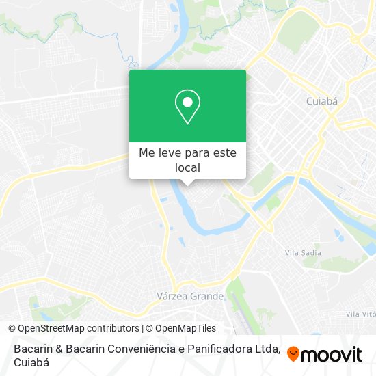 Bacarin & Bacarin Conveniência e Panificadora Ltda mapa