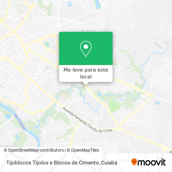 Tijoblocos Tijolos e Blocos de Cimento mapa