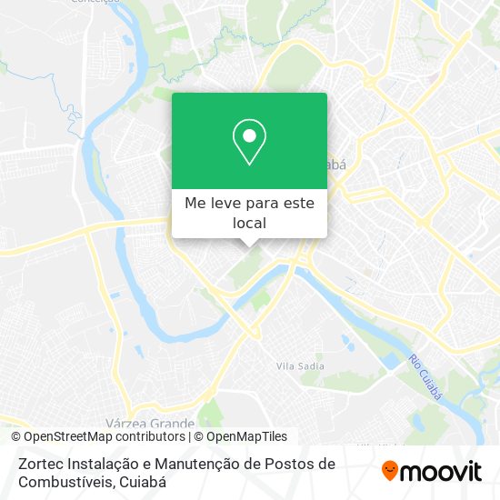 Zortec Instalação e Manutenção de Postos de Combustíveis mapa