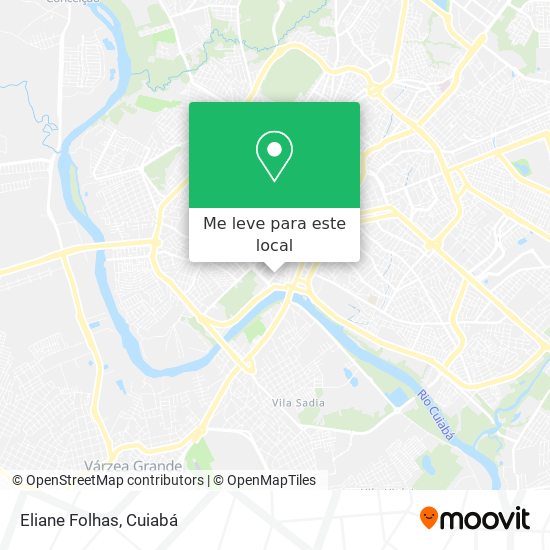 Eliane Folhas mapa