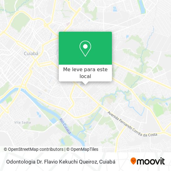 Odontologia Dr. Flavio Kekuchi Queiroz mapa