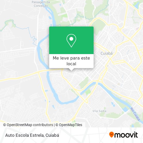 Auto Escola Estrela mapa