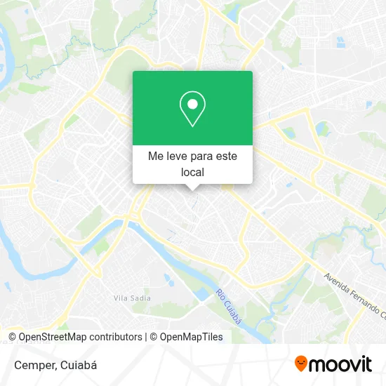 Cemper mapa