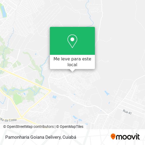 Pamonharia Goiana Delivery mapa
