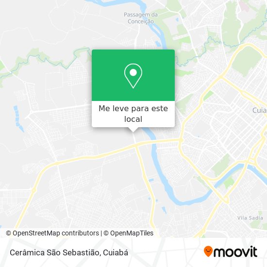 Cerâmica São Sebastião mapa