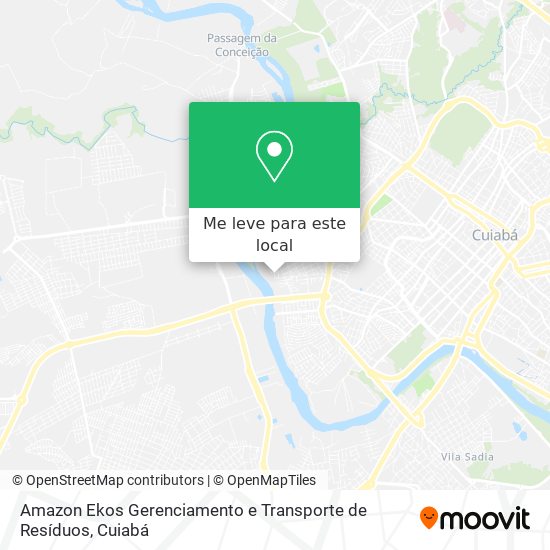 Amazon Ekos Gerenciamento e Transporte de Resíduos mapa