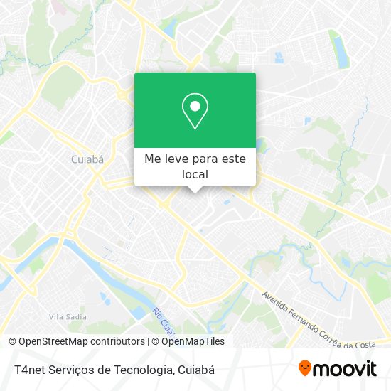 T4net Serviços de Tecnologia mapa