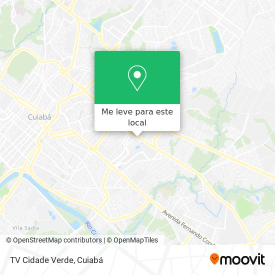 TV Cidade Verde mapa