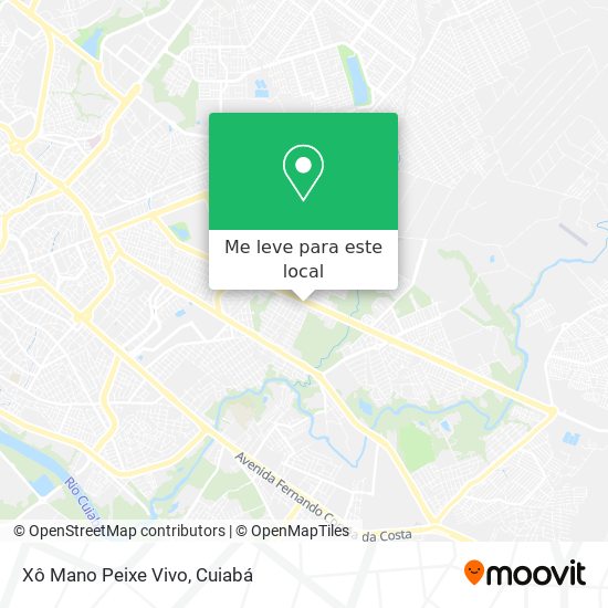 Xô Mano Peixe Vivo mapa