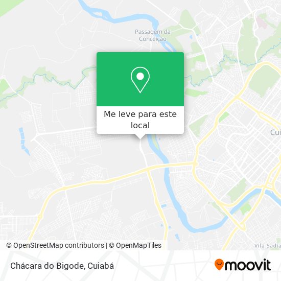 Chácara do Bigode mapa