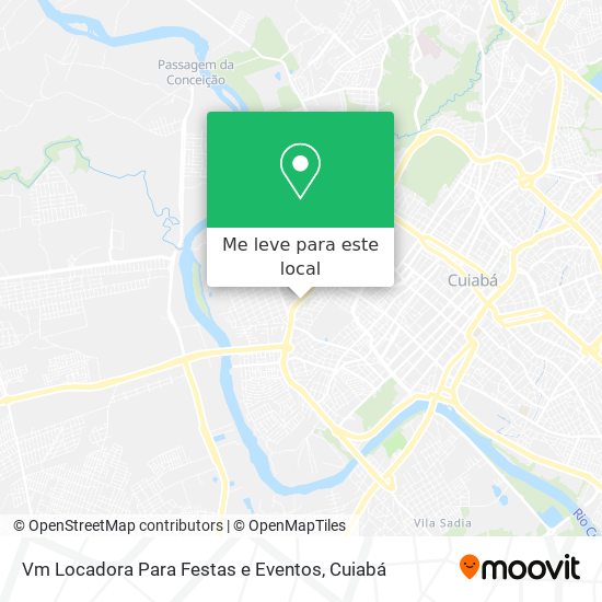 Vm Locadora Para Festas e Eventos mapa