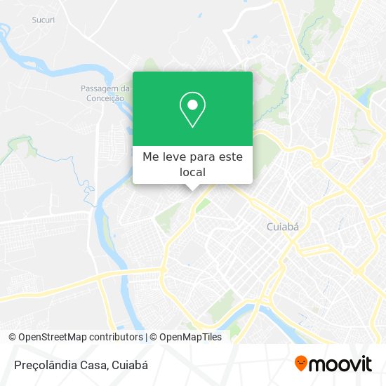 Preçolândia Casa mapa