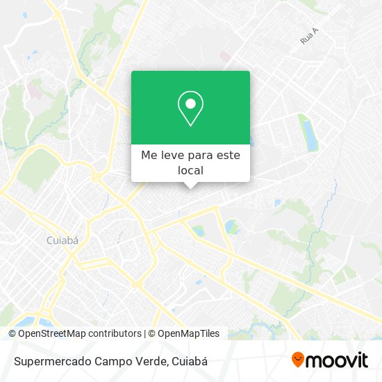 Supermercado Campo Verde mapa