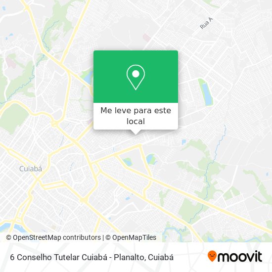 6 Conselho Tutelar Cuiabá - Planalto mapa