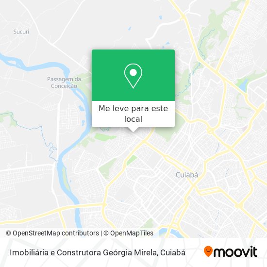 Imobiliária e Construtora Geórgia Mirela mapa