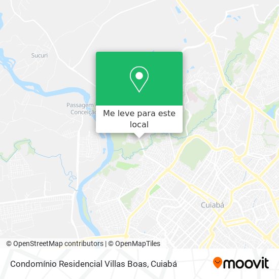 Condomínio Residencial Villas Boas mapa