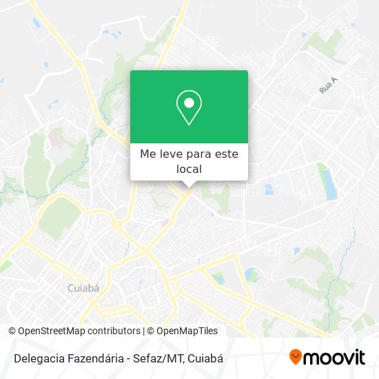 Delegacia Fazendária - Sefaz / MT mapa